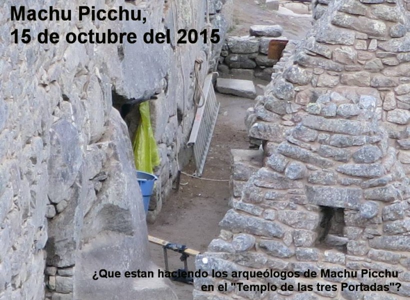 2015/10/15 – ALERT: Archaeologists dig near the door