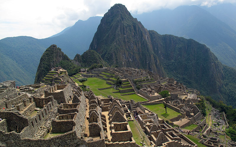 A broadcast about Machu Picchu in Japan