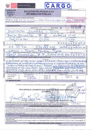 Demande accès aux rapports techniques