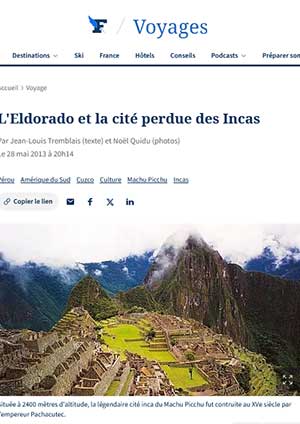 Le Figaro Magazine - L'Eldorado et la cité perdue des Incas