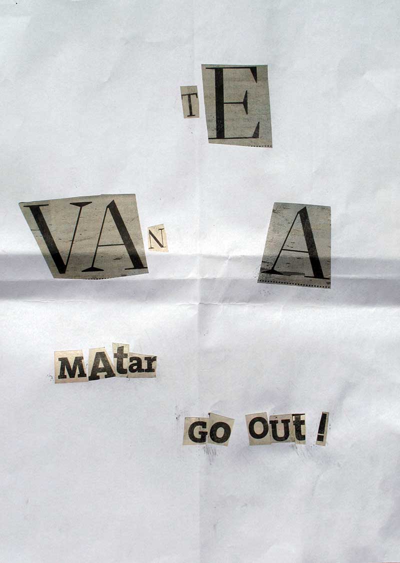 Menace de mort reçue par Thierry Jamin