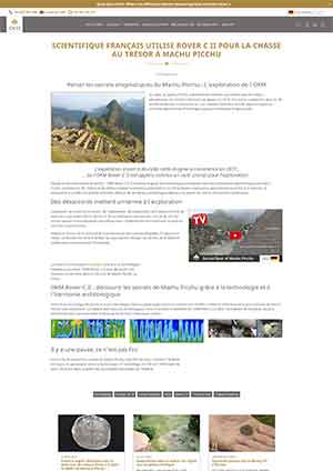 Site internet de la société OKM