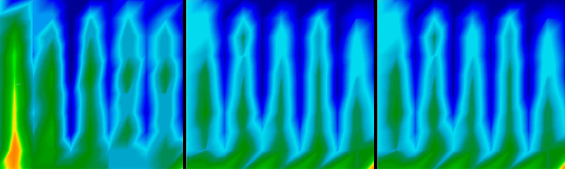 Cavités ressemblant à des tombes sous le Temple des 3 Portes