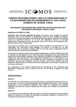 Charte de Venise