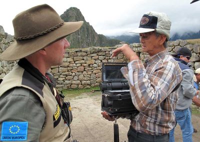 Los resultados se muestran en tiempo real en la pantalla conectada al detector.